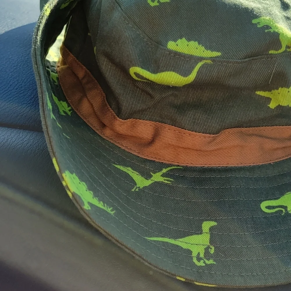 Camo Dinosaur Hat 24 months & Under  Bucket Hat